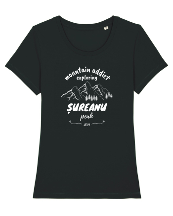 Mountain Addict Șureanu Peak White (Vârful Șureanu)  Black