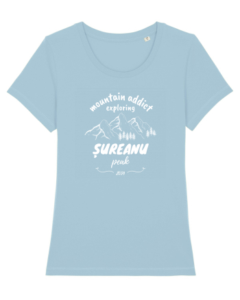 Mountain Addict Șureanu Peak White (Vârful Șureanu)  Sky Blue