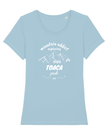 Mountain Addict Toaca Peak White (Vârful Toaca)  Sky Blue