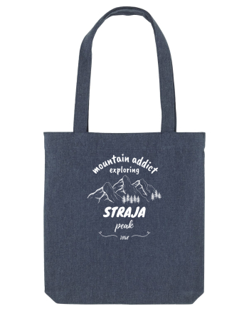 Mountain Addict Straja Peak White (Vârful Straja)  Midnight Blue