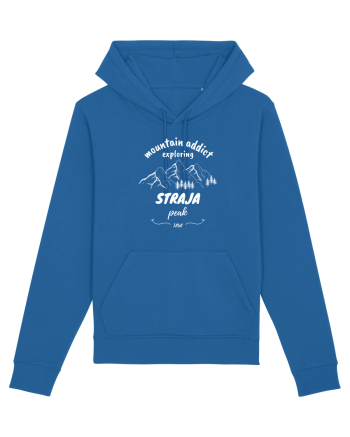 Mountain Addict Straja Peak White (Vârful Straja)  Royal Blue