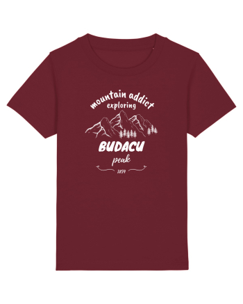 Mountain Addict Budacu Peak White (Vârful Budacu)  Burgundy
