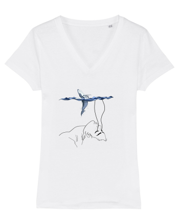 whale in minde White