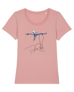 whale in minde Tricou mânecă scurtă guler larg fitted Damă Expresser