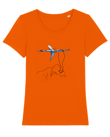 whale in minde Bright Orange