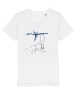 whale in minde Tricou mânecă scurtă  Copii Mini Creator