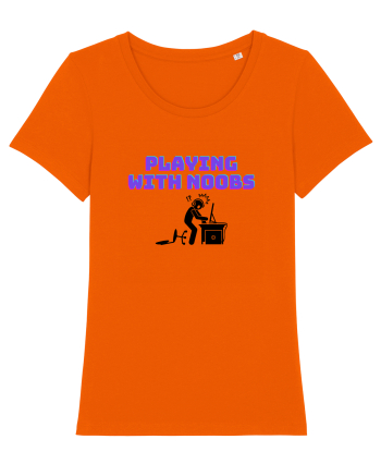 Gamer Life playing with noobs (când joci cu începători)  Bright Orange