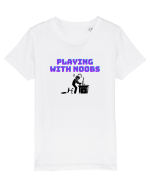Gamer Life playing with noobs (când joci cu începători)  Tricou mânecă scurtă  Copii Mini Creator