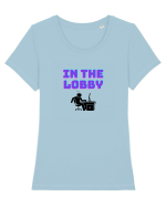 Gamer Life in the lobby (așteptând în lobby)  Tricou mânecă scurtă guler larg fitted Damă Expresser