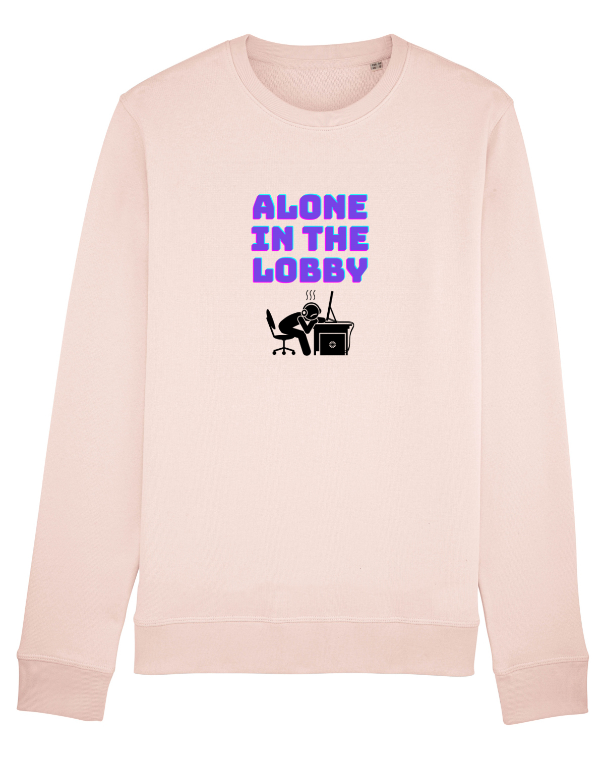 Bluză mânecă lungă Unisex Rise Candy Pink