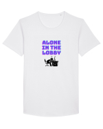Gamer Life alone in the lobby (când nu mai e nimeni în lobby)  Tricou mânecă scurtă guler larg Bărbat Skater