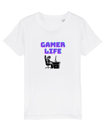 Gamer Life Girl (viața de gamer fete)  White