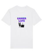 Gamer Life Girl (viața de gamer fete)  Tricou mânecă scurtă Unisex Rocker