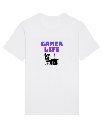 Gamer Life Girl (viața de gamer fete)  White