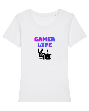 Gamer Life boy (viața de gamer băiat)  White