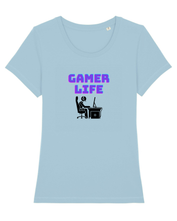 Gamer Life boy (viața de gamer băiat)  Sky Blue