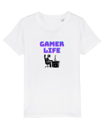 Gamer Life boy (viața de gamer băiat)  Tricou mânecă scurtă  Copii Mini Creator