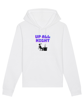 Gamer Life up all night (când te joci toată noaptea)  White