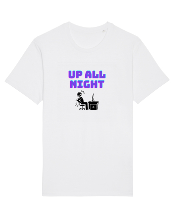 Gamer Life up all night (când te joci toată noaptea)  White