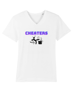 Gamer Life cheaters (când joci cu trișori)  Tricou mânecă scurtă guler V Bărbat Presenter