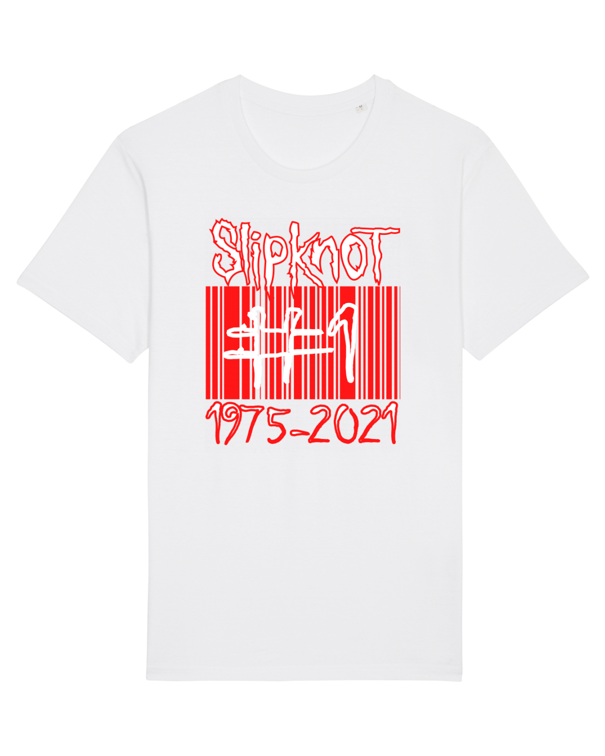 Tricou mânecă scurtă Unisex Rocker White