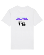 Gamer Life can't pause online games (când iubita nu înțelege)  Tricou mânecă scurtă Unisex Rocker