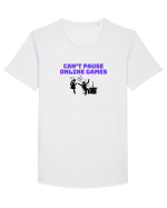 Gamer Life can't pause online games (când iubita nu înțelege)  Tricou mânecă scurtă guler larg Bărbat Skater