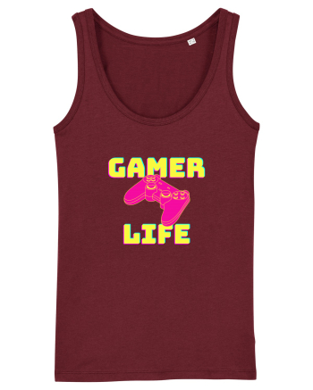Gamer Life consolă roz Burgundy