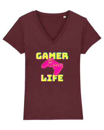 Gamer Life consolă roz Burgundy