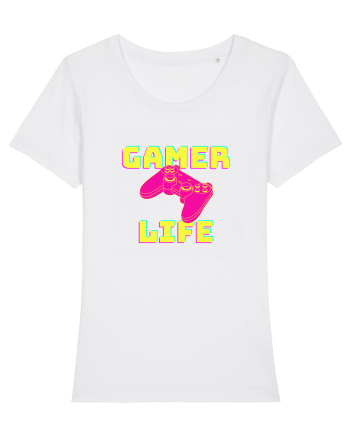 Gamer Life consolă roz White