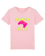 Gamer Life consolă roz Tricou mânecă scurtă  Copii Mini Creator