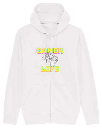 Gamer Life consolă neagră  White