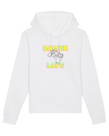 Gamer Life consolă neagră  White