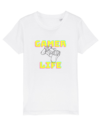 Gamer Life consolă neagră  White