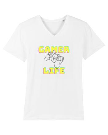 Gamer Life consolă neagră  White
