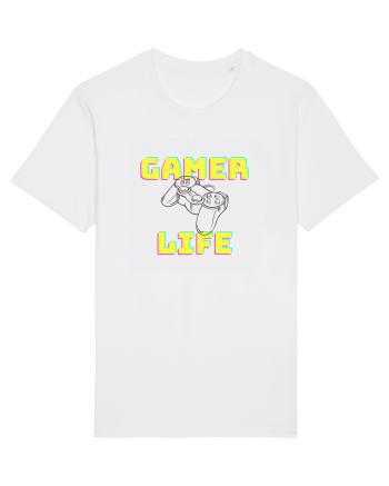 Gamer Life consolă neagră  White