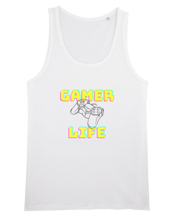Gamer Life consolă neagră  White