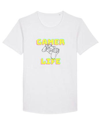 Gamer Life consolă neagră  White