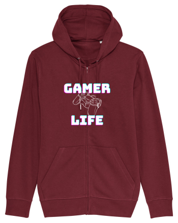 Gamer Life consolă albă  Burgundy
