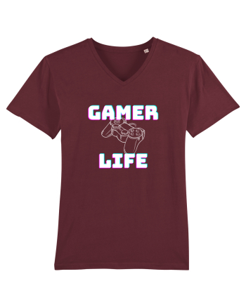 Gamer Life consolă albă  Burgundy