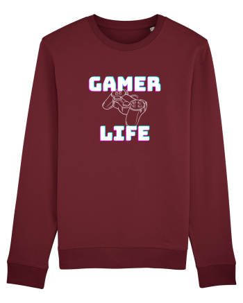 Gamer Life consolă albă  Burgundy