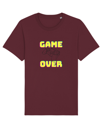 Gamer Life Game Over consolă neagră  Burgundy