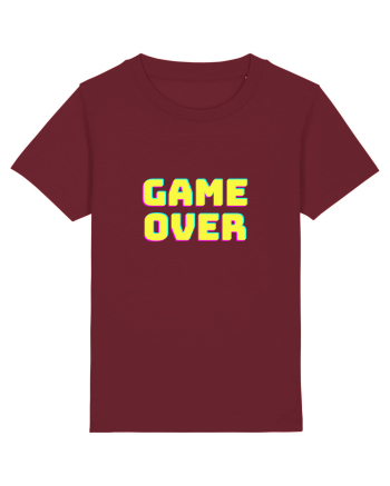 Gamer Life Game Over  Burgundy