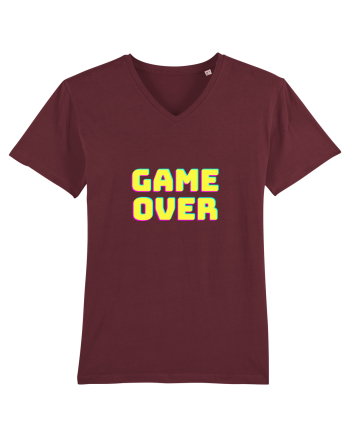 Gamer Life Game Over  Burgundy