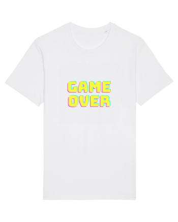 Gamer Life Game Over  White