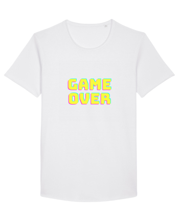 Gamer Life Game Over  White