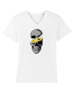 Smile in death Tricou mânecă scurtă guler V Bărbat Presenter