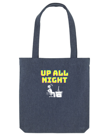 Gamer Life up all night (când te joci toată noaptea) alb Midnight Blue