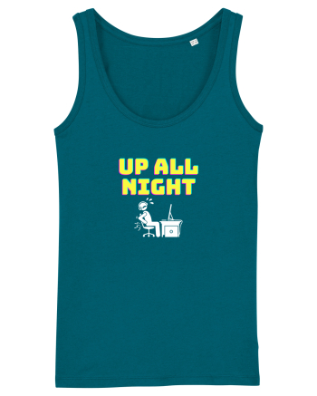 Gamer Life up all night (când te joci toată noaptea) alb Ocean Depth