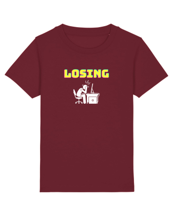 Gamer Life losing (uneori mai și pierdem) alb Burgundy